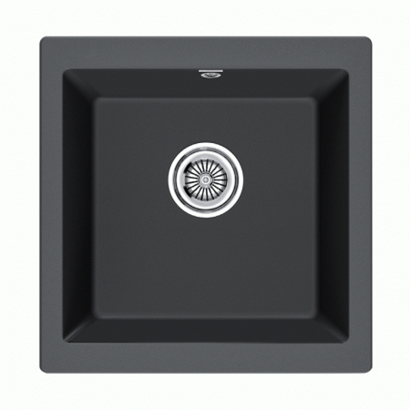 Мойка кварцевая GERA 50, IT-GRANIT, PM104546-AN, антрацит, 445х460, подст. мон. Paulmark Мойка кварцевая GERA 50, IT-GRANIT, PM104546-AN, антрацит, 445х460, подст. мон. Paulmark