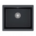Мойка кварцевая GERA 60, IT-GRANIT, PM205546-AN, антрацит, 555х460, подст. мон. Paulmark