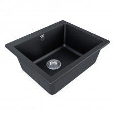 Мойка кварцевая GERA 60, IT-GRANIT, PM205546-AN, антрацит, 555х460, подст. мон. Paulmark