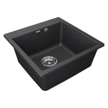 Мойка кварцевая KANTE 50, IT-GRANIT, PM105152-AN, антрацит, 510х520, Paulmark Мойка кварцевая KANTE 50, IT-GRANIT, PM105152-AN, антрацит, 510х520, Paulmark
