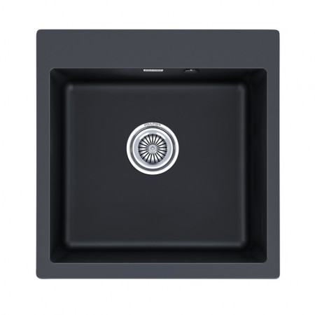 Мойка кварцевая KANTE 50, IT-GRANIT, PM105152-AN, антрацит, 510х520, Paulmark Мойка кварцевая KANTE 50, IT-GRANIT, PM105152-AN, антрацит, 510х520, Paulmark