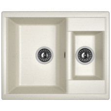 Мойка мраморная Астра 620К Белая (620 х 510) (распродажа)
