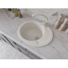 Мойка мраморная Dr.Gans Берта 580 Белая (580 х 470)