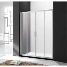 Дверь в проём Cezares MOLVENO-BF-2-170-P-Cr, 170х195, профиль хром, стекло Punto матовое