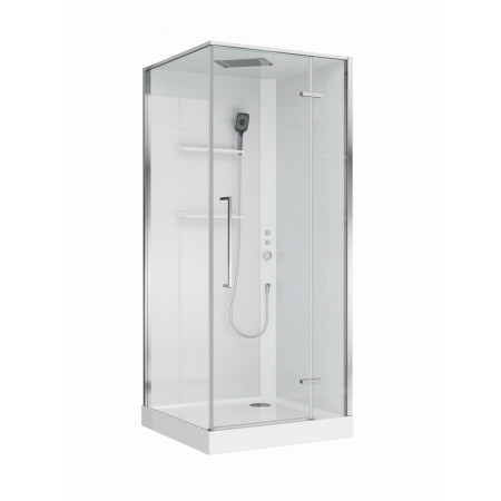 Душевая кабина BelBagno UNO-CAB-A-1-90-C-Cr-Bi-TOP-R, правосторонняя Душевая кабина BelBagno UNO-CAB-A-1-90-C-Cr-Bi-TOP-R, правосторонняя