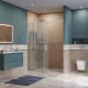 Душевая дверь шириной 160см BelBagno SOFT_CLOSE-1-BF-1-160-C-Cr профиль хром, стекло прозрачное Душевая дверь шириной 160см BelBagno SOFT_CLOSE-1-BF-1-160-C-Cr профиль хром, стекло прозрачное