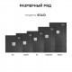 Душевой поддон черный матовый 1237473SH искусственный камень 900х900х24 Solid Starohome