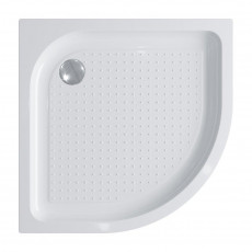Акриловый поддон 85х85 BelBagno TRAY-BB-R-85-550-15-W с сифоном