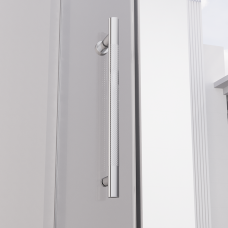 Душевая дверь Veconi Alassio CH 1300x2000 хром стекло прозрачное AL-130-00-CH-C4