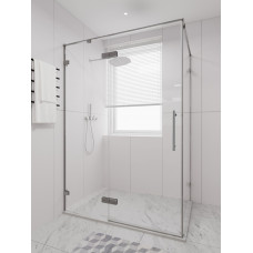 Душевой угол Veconi Alassio SP CH 1300х800x2000 хром стекло прозрачное AL-SP-13080-00-CH-C4 (комплект)