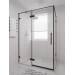 Душевой угол Veconi Alassio SP B 1200х900x2000 черный матовый стекло прозрачное AL-SP-12090-00-B-C4 (комплект)