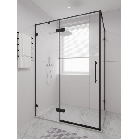 Душевой угол Veconi Alassio SP B 1400х800x2000 черный матовый стекло прозрачное AL-SP-14080-00-B-C4 (комплект) Душевой угол Veconi Alassio SP B 1400х800x2000 черный матовый стекло прозрачное AL-SP-14080-00-B-C4 (комплект)