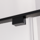 Душевой угол Veconi Alassio SP BB 1400х900x2000 черный матовый стекло черное AL-SP-14090-00-BB-C4 (комплект)