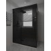 Душевой угол Veconi Alassio SP BB 1400х1000x2000 черный матовый стекло черное AL-SP-140100-00-BB-C4 (комплект)