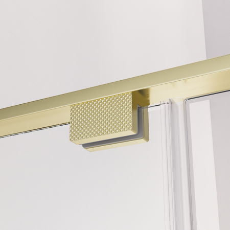 Душевой угол Veconi Alassio SP G 1400х800x2000 брашированное золото стекло прозрачное AL-SP-14080-00-G-C4 (комплект)
