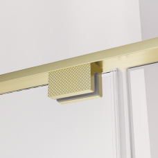 Душевой угол Veconi Alassio SP G 1500х800x2000 брашированное золото стекло прозрачное AL-SP-15080-00-G-C4 (комплект)