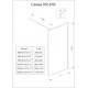 Душевая перегородка Veconi KR-81 1000x2000 хром стекло прозрачное KR81-100-01-C8 Душевая перегородка Veconi KR-81 1000x2000 хром стекло прозрачное KR81-100-01-C8