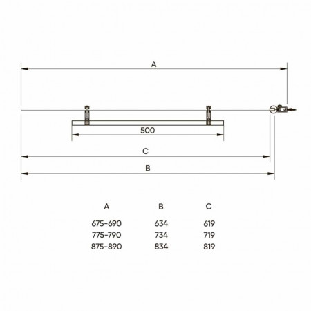 Шторка на ванну Veconi Palau PL-79B 700x1500 черный стекло прозрачное PL79B-70-01-C5