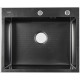 Мойка для кухни нерж.сталь Vans KVADRO 600*505 BLACK DECOR (Чёрный) Мойка для кухни нерж.сталь Vans KVADRO 600*505 BLACK DECOR (Чёрный)