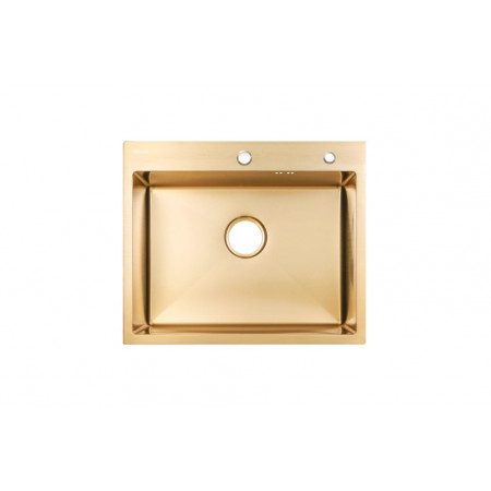 Мойка для кухни нерж.сталь Vans KVADRO 600*505 GOLD DECOR (Золото) Мойка для кухни нерж.сталь Vans KVADRO 600*505 GOLD DECOR (Золото)