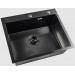 Мойка для кухни нерж.сталь Vans KVADRO 650*505 BLACK DECOR (Чёрный)