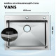 Мойка для кухни нерж.сталь Vans KVADRO 650*505 SATIN (Сталь сатин) Мойка для кухни нерж.сталь Vans KVADRO 650*505 SATIN (Сталь сатин)