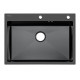 Мойка для кухни нерж.сталь Vans KVADRO 700*505 BLACK DECOR (Чёрный) Мойка для кухни нерж.сталь Vans KVADRO 700*505 BLACK DECOR (Чёрный)