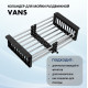 Раздвижной коландер VAC 101 B Black plastic, stainless steel Раздвижной коландер VAC 101 B Black plastic, stainless steel