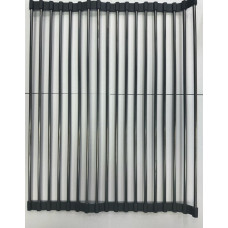 Ролл мат круглый VAR 202 B black rubber, stainless steel with BLACK PVD coating (с покрытием PVD)