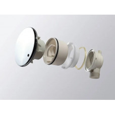 Поддон акриловый 110х80 Cezares TRAY-A-AH-110/80-15-W с сифоном