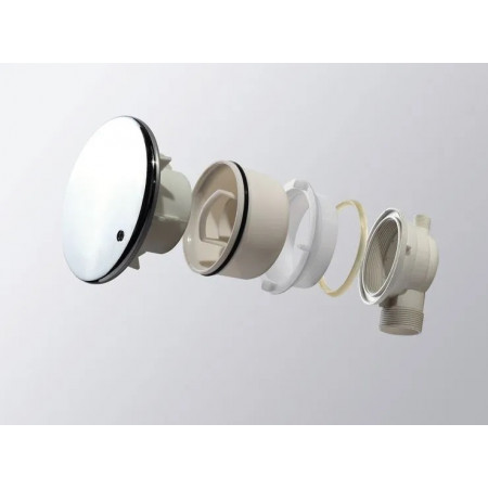 Поддон акриловый 110х80 Cezares TRAY-A-AH-110/80-15-W с сифоном Поддон акриловый 110х80 Cezares TRAY-A-AH-110/80-15-W с сифоном