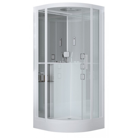 Душевая кабина Grossman Cosmo GR141 (100x100x215) дверь раздвижная,4 места