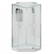 Душевая кабина Grossman Classic GR170D (100х100х205) дверь распашная,4 места