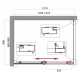 Душевой уголок BelBagno UNO-195-AH-1-120/90-P-Cr