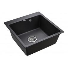 Мойка кварцевая KANTE 50, IT-GRANIT, PM105152-BL, черный, 510х520, Paulmark