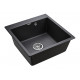 Мойка кварцевая KANTE 50, IT-GRANIT, PM105152-BL, черный, 510х520, Paulmark Мойка кварцевая KANTE 50, IT-GRANIT, PM105152-BL, черный, 510х520, Paulmark