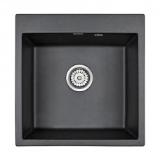 Мойка кварцевая KANTE 50, IT-GRANIT, PM105152-BL, черный, 510х520, Paulmark