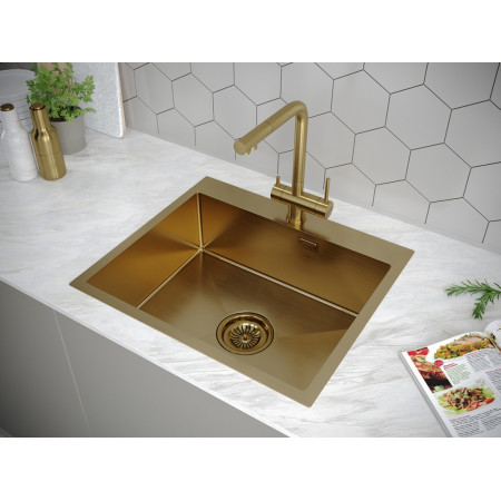 Смеситель для кухни SKALEN, брашированное золото, Sk213020-BG, Paulmark Смеситель для кухни SKALEN, брашированное золото, Sk213020-BG, Paulmark