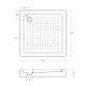 Акриловый поддон 90х90 Cezares TRAY-A-A-90-15-W0 без сифона Акриловый поддон 90х90 Cezares TRAY-A-A-90-15-W0 без сифона