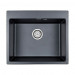 Мойка кварцевая KANTE 60, IT-GRANIT, PM106052-BLM , черный металлик, 600х520 мм, Paulmark