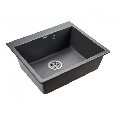 Мойка кварцевая KANTE 60, IT-GRANIT, PM106052-DG, графит, 600х520 мм, Paulmark Мойка кварцевая KANTE 60, IT-GRANIT, PM106052-DG, графит, 600х520 мм, Paulmark
