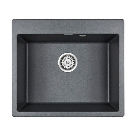Мойка кварцевая KANTE 60, IT-GRANIT, PM106052-DG, графит, 600х520 мм, Paulmark Мойка кварцевая KANTE 60, IT-GRANIT, PM106052-DG, графит, 600х520 мм, Paulmark