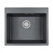 Мойка кварцевая KANTE 60, IT-GRANIT, PM106052-DG, графит, 600х520 мм, Paulmark