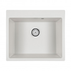 Мойка кварцевая KANTE 60, IT-GRANIT, PM106052-WH, белый, 600х520 мм, Paulmark