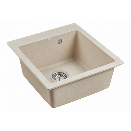 Мойка кварцевая KANTE 45, IT-GRANIT, PM104651-BE, бежевый, 460х510 мм, Paulmark