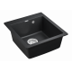 Мойка кварцевая KANTE 45, IT-GRANIT, PM104651-BL, черный, 460х510 мм, Paulmark Мойка кварцевая KANTE 45, IT-GRANIT, PM104651-BL, черный, 460х510 мм, Paulmark
