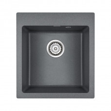 Мойка кварцевая KANTE 45, IT-GRANIT, PM104651-DG, графит, 460х510 мм, Paulmark
