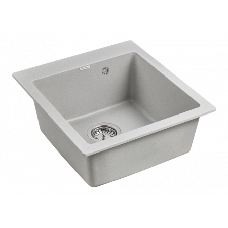 Мойка кварцевая KANTE 45, IT-GRANIT, PM104651-GR, серый, 460х510 мм, Paulmark Мойка кварцевая KANTE 45, IT-GRANIT, PM104651-GR, серый, 460х510 мм, Paulmark