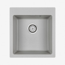 Мойка кварцевая KANTE 45, IT-GRANIT, PM104651-GR, серый, 460х510 мм, Paulmark