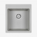 Мойка кварцевая KANTE 45, IT-GRANIT, PM104651-GR, серый, 460х510 мм, Paulmark